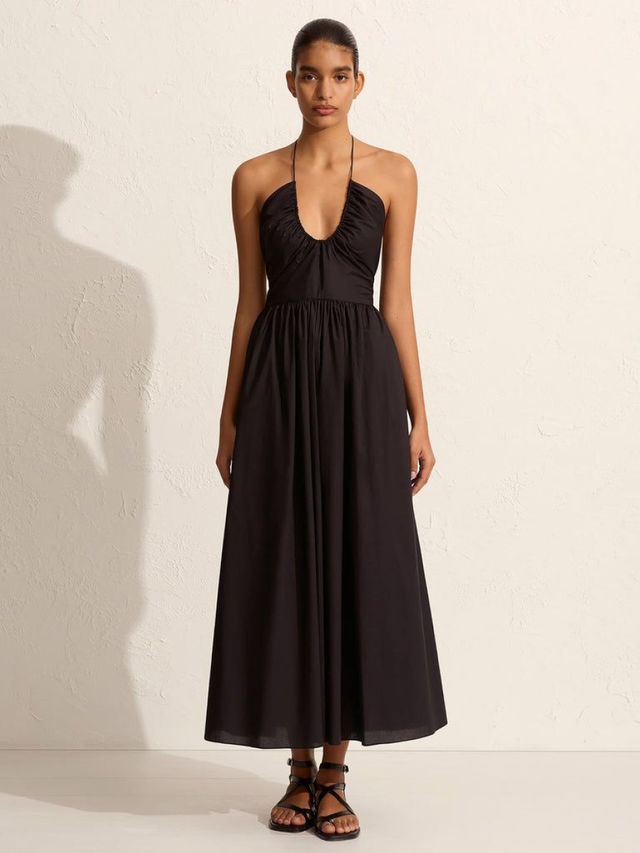 Wardrobe Essentials Matteau | Drawcord Halter Sundress By Matteau