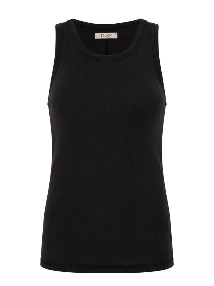 Wardrobe Essentials St. Agni | Organic Cotton Singlet By St. Agni