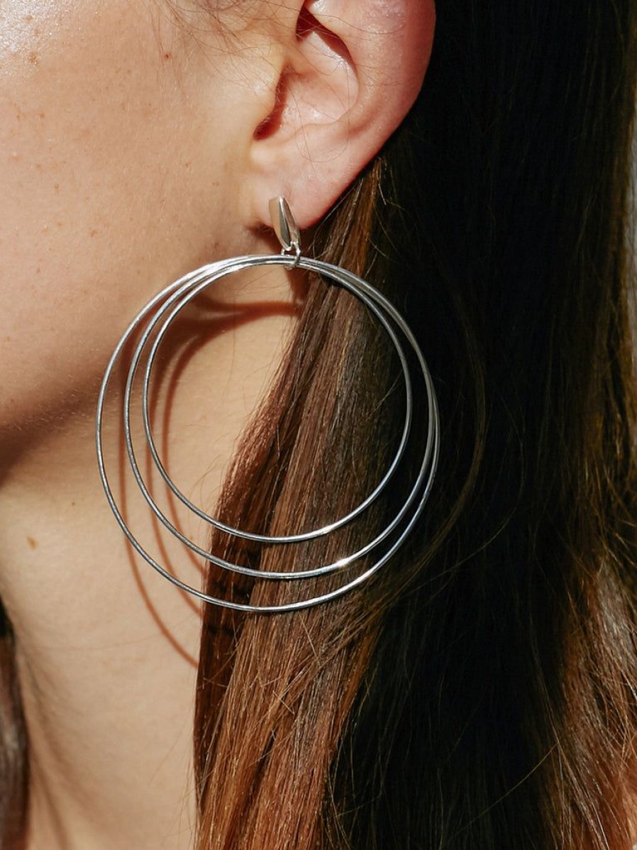 Jewellery Natasha Schweitzer | Christy Hoops By Natasha Schweitzer