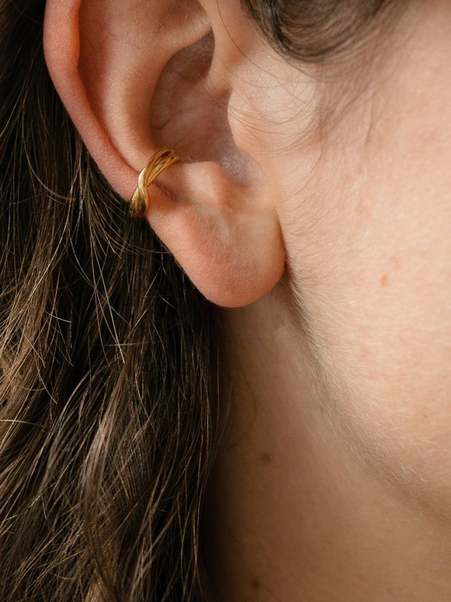 Jewellery Released From Love | Classic Twisted Ear Cuff 001 By Released From Love