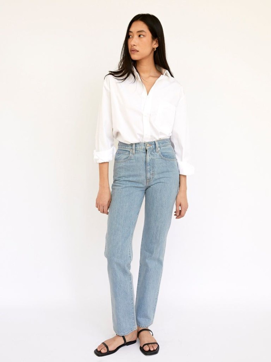 Wardrobe Essentials SLVRLAKE | London High Rise Straight Leg Jean By Slvrlake