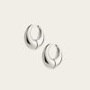 Wardrobe Essentials Rylan | Smooth Moon Hoop Earrings By Rylan