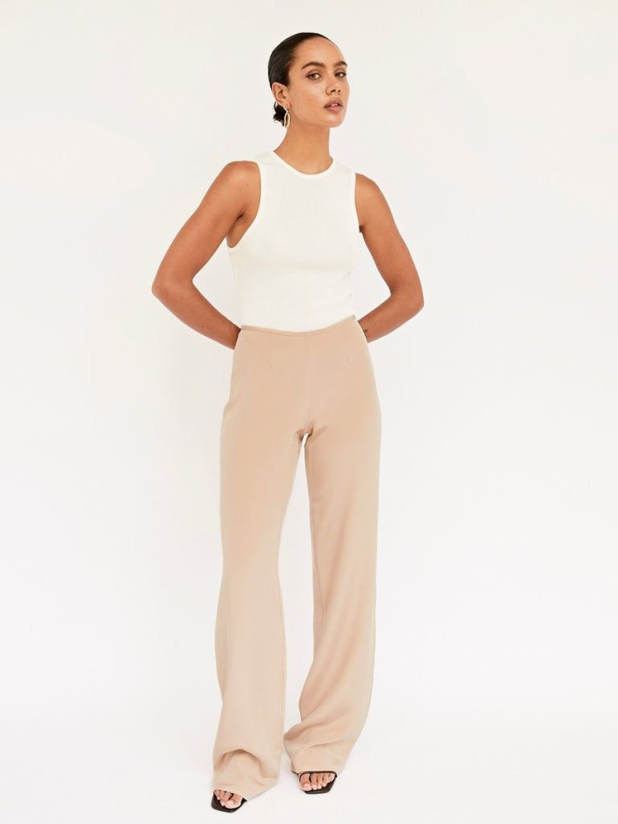 Clothing BEARE PARK | Silk Crepe Relaxed Pant By Beare Park