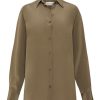 Clothing Matteau | Long Sleeve Silk Shirt By Matteau