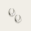 Wardrobe Essentials Rylan | Smooth Moon Hoop Earrings By Rylan