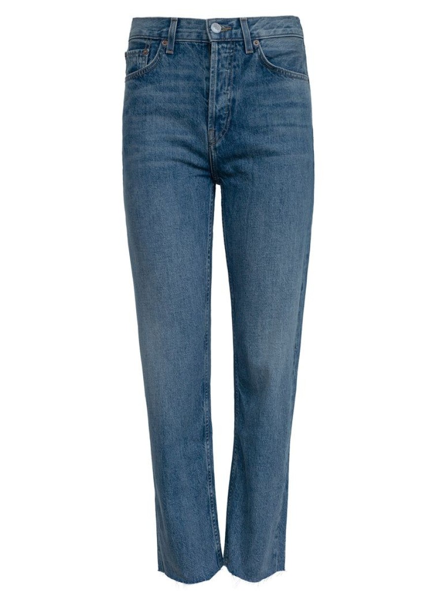 Wardrobe Essentials RE/DONE | High Rise Stove Pipe Straight Leg Jean By Re/Done