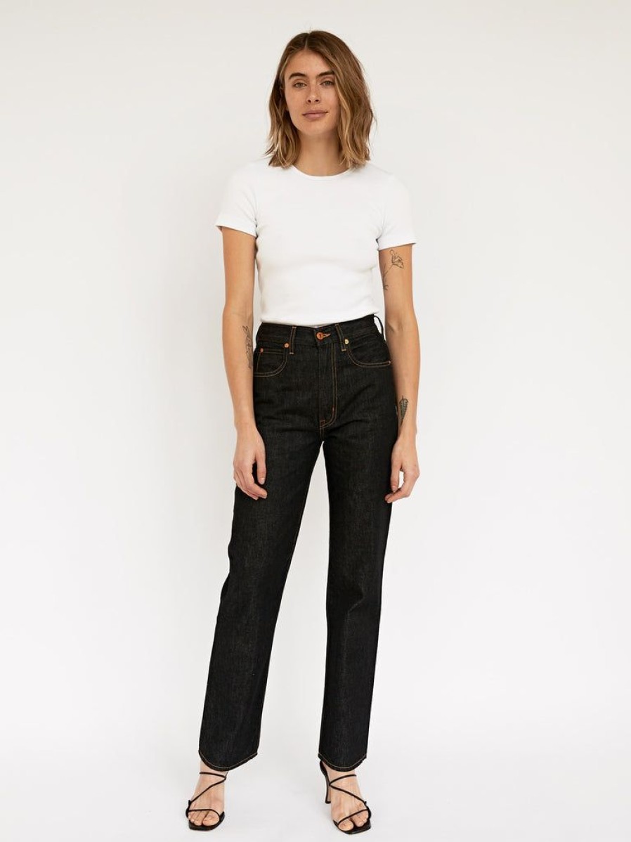 Wardrobe Essentials SLVRLAKE | London High Rise Straight Leg Jean By Slvrlake