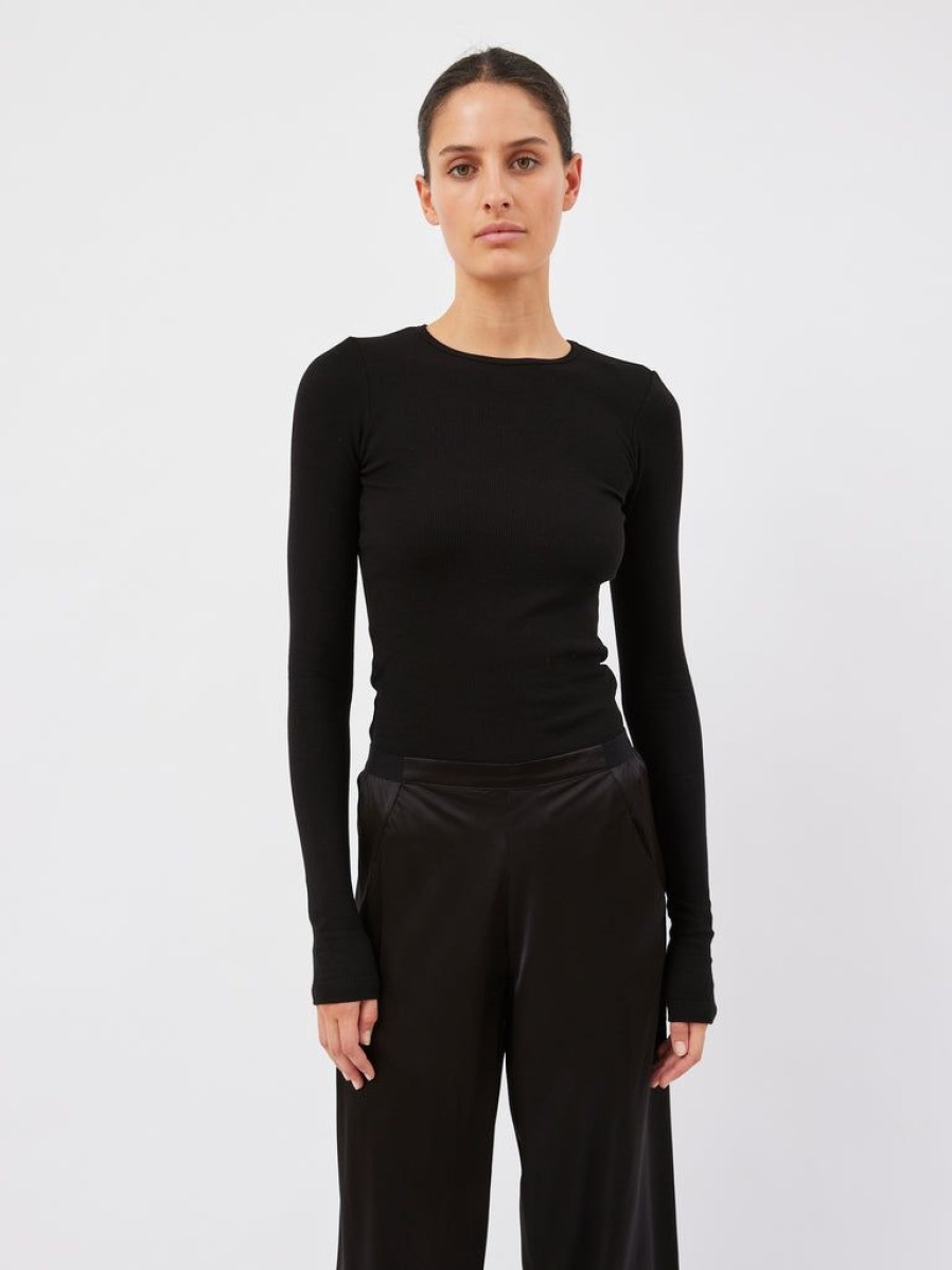 Wardrobe Essentials Hyde & Stone | Rib Long Sleeve By Hyde & Stone