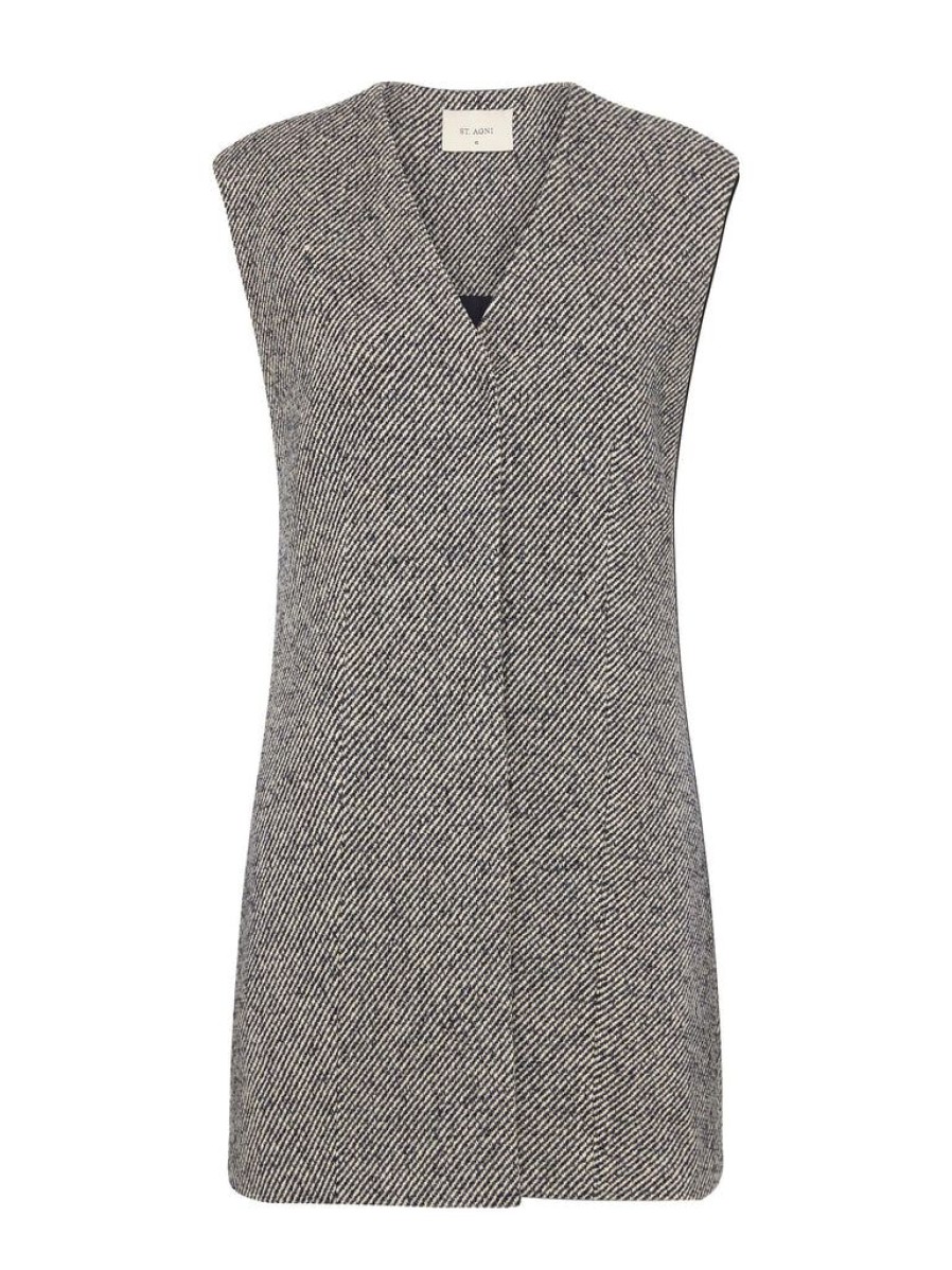 Clothing St. Agni | Twill Vest By St. Agni