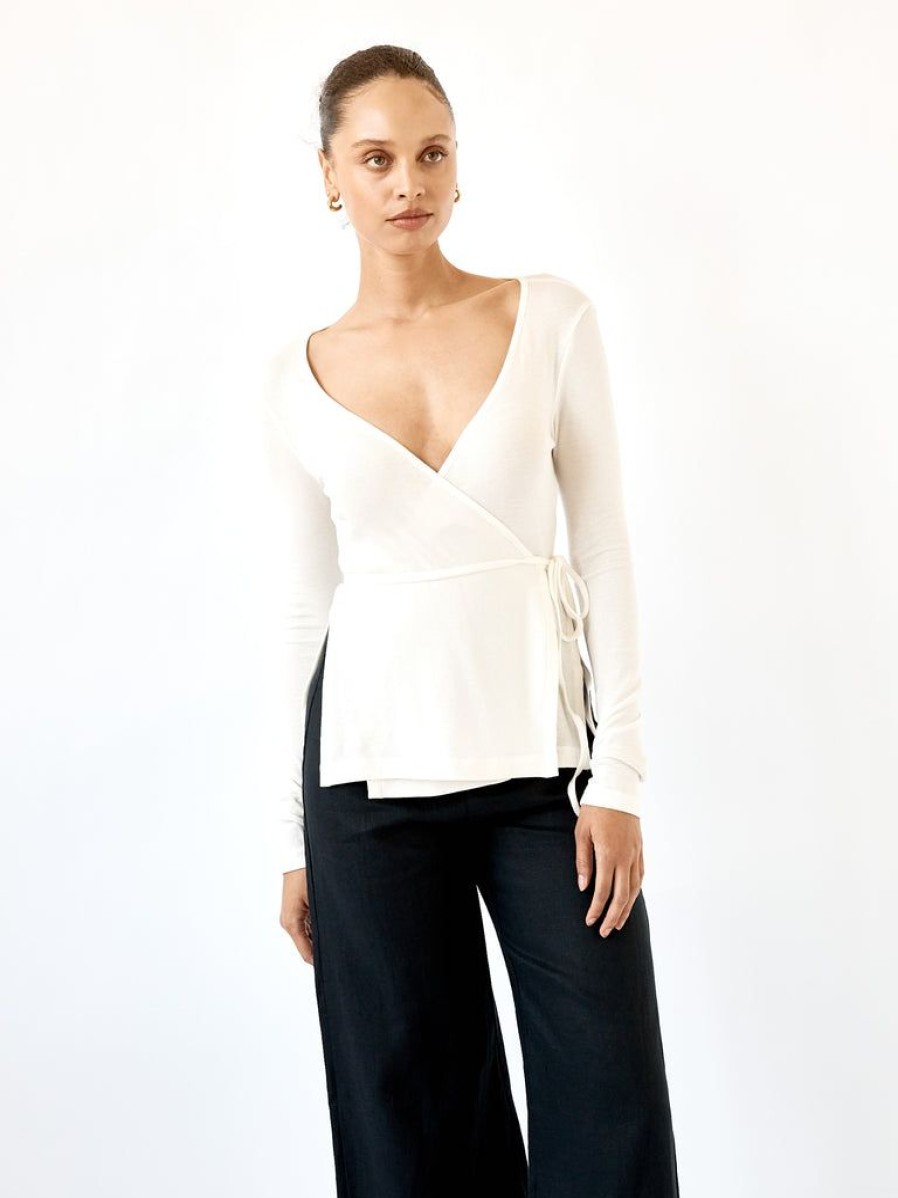 Clothing Arnsdorf | Misty Wrap Top By Arnsdorf