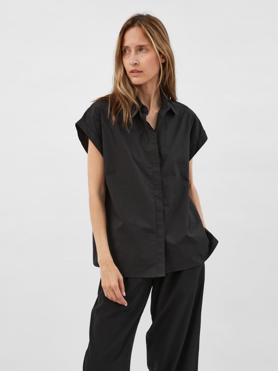 Wardrobe Essentials Matteau | Relaxed Sleeveless Shirt By Matteau