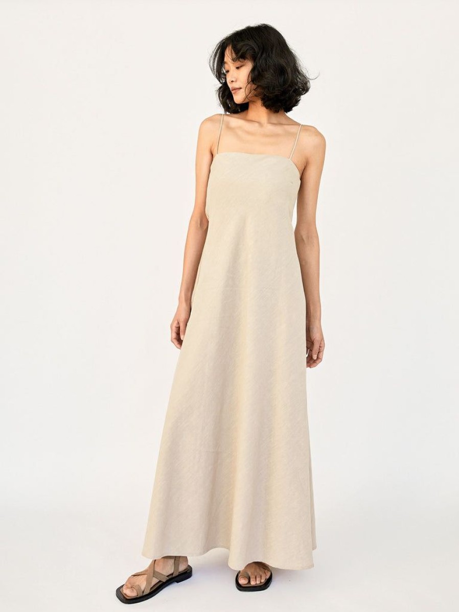 Clothing Matteau | Linen Bias Dress By Matteau