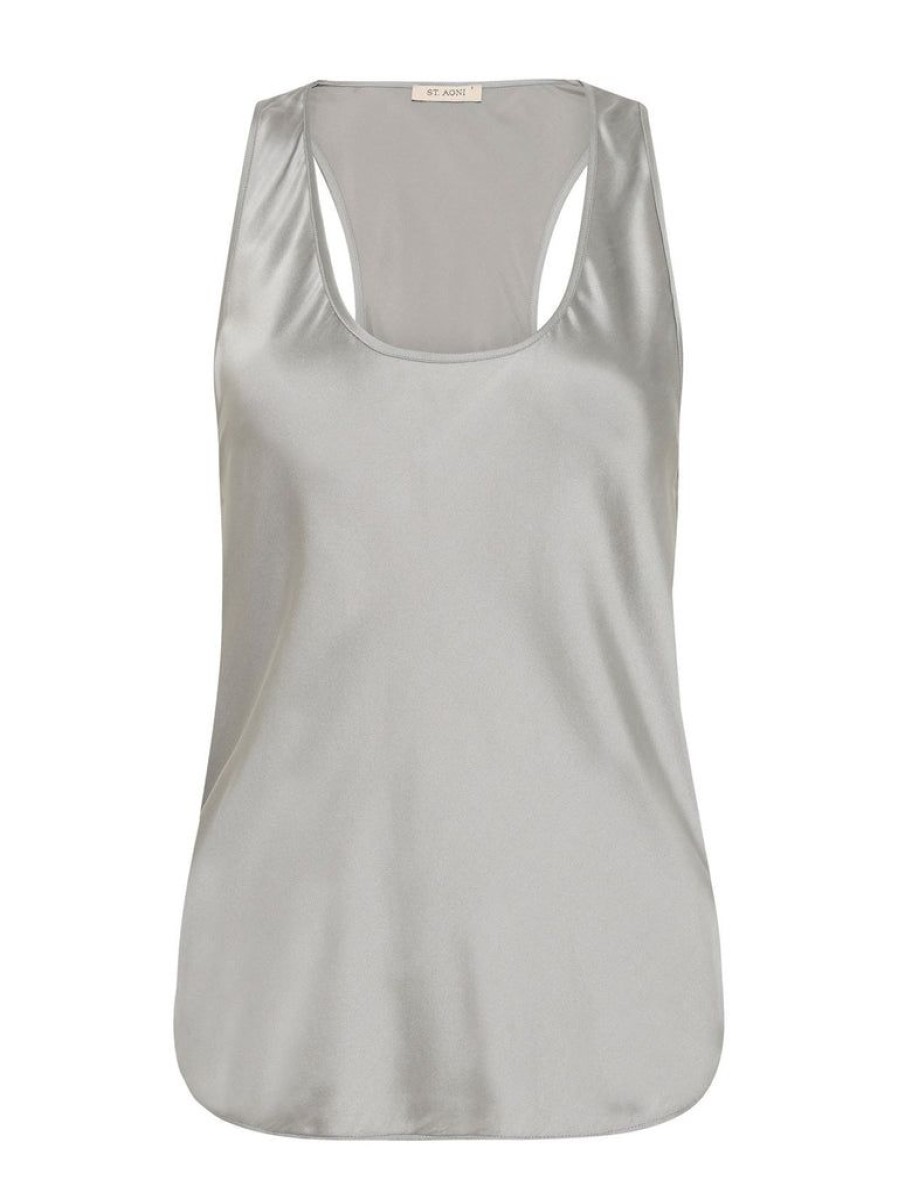 Wardrobe Essentials St. Agni | Racer Back Bias Tank By St. Agni