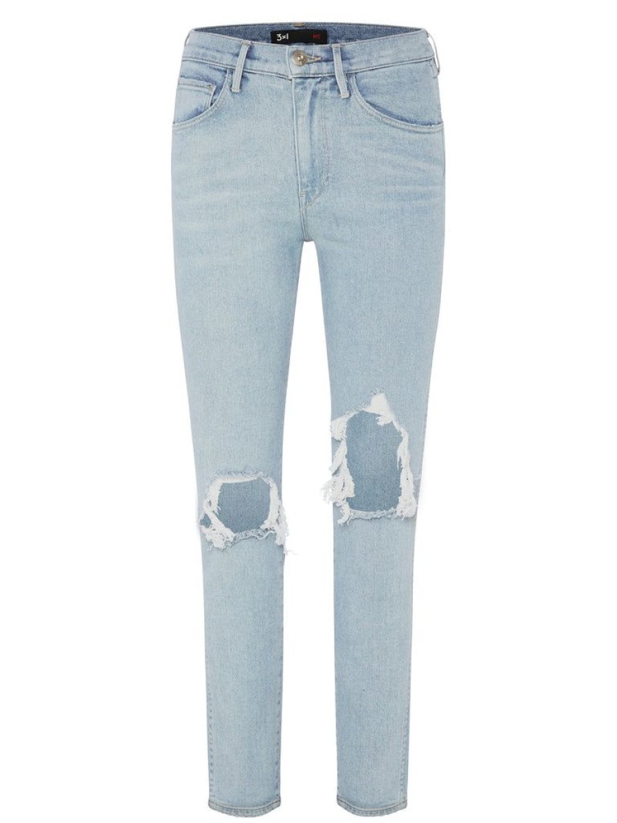 Clothing 3X1 | Straight Authentic Cropped Jeans - Mei By 3X1